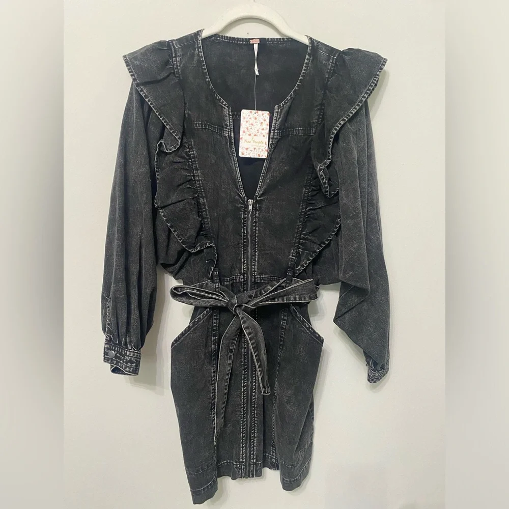 Free People Denim Dress - Picture 2 of 7